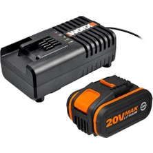Worx WA3604 20VOLT 4.0AH Powershare Li-Ion Akü ve Akü Şarj Cihazı