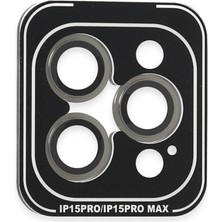 Kuzgun Ticaret Joko Iphone 15 Pro Max Pvd Metal Kamera Lens - Gri