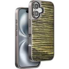 Kuzgun Ticaret Venco Iphone 16 Wave Kapak - Koyu Kahve