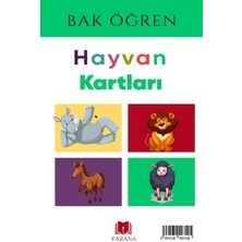 Kuzgun Ticaret Hayvanlar - Bak Öğren Kartları - Ilk Bilgilerim