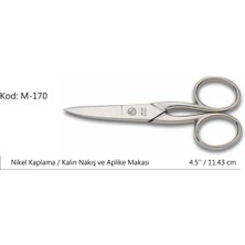 Kuzgun Ticaret Europe Kalın Nakış Makası Süper Kalite No:4.5 11,43 cm