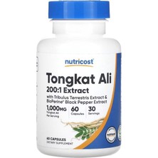 Nutricost tong. Ali, 200:1 Extract 1000 Mg 60 Kapsül
