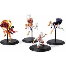Dünyadan Hediyeler Anime One Piece Luffy Figürü Dörtlü Set ALK5275 Set.4