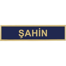 Çukurova Ütü ''şahin'' Jandarma Asayiş Pvc Isimlik, , Cırtlı, 10 cm x 2,5 Cm,
