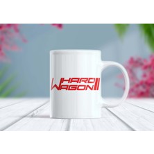 Berilden Store Hard Wagon Kırmızı Logolu Tasarım Kupa Bardak - Modifiyeli Araç Severlere Özel