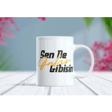 Berilden Store Sen De Onlar Gibisin Yazılı Sitemli Kupa Bardak