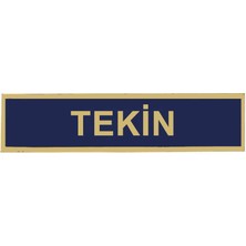 Çukurova Ütü ''tekin'' Jandarma Asayiş Pvc Isimlik, , Cırtlı, 10 cm x 2,5 Cm,