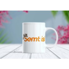 Berilden Store #semt Işi Hashtag Tasarımlı Kupa Bardak - Sokak Tarzı Hediye