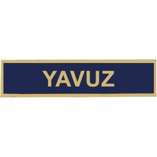 Çukurova Ütü ''yavuz'' Jandarma Asayiş Pvc Isimlik, , Cırtlı, 10 cm x 2,5 Cm,