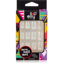 Delixa Elly Takma Tirnak Doğal 24 Lu French 7 1 Paket