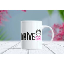 Berilden Store Drive Girl Panda Logolu Kadın Sürücü Kupa Bardak