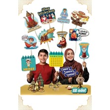 Allians Ramazan Ayı Konuşma Balonu 12’li Çocuk Eğlence Kartları Seti