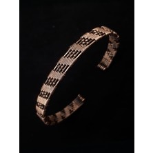 Datça Ince - Saf Bakır El Yapımı Örme Bileklik