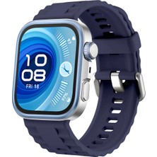 Lewufor Huawei Watch Fit 4 Pro  Fit 4  Fit 3 Uyumlu Siyah Tokalı Lansman Silikon Kordon