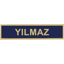 Çukurova Ütü ''yılmaz'' Jandarma Asayiş Pvc Isimlik, , Cırtlı, 10 cm x 2,5 Cm,