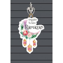 Allians Modern Ahşap Kapı Süsü, Hoşgeldin Ya-Şehri Ramazan Dış Mekan Dekoru