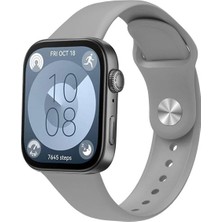 Lewufor Huawei Watch Fit 3  Fit 4  Fit 4 Pro Uyumlu Standart Silikon Kordon Ayarlanabilir Esnek Kayış