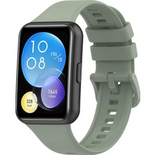 Lewufor Huawei Watch Fit 2 Kordon Kayış Bleklik Esnek Yumuşak Premium Spor Silikon