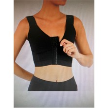 Özbience Ten Rengi Büzgülü Küçültme Korse L Beden, Operatif Sütyen ile Şıklık