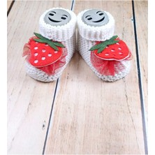 Bebek Triko Patik Beyaz