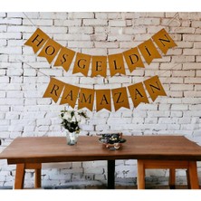 Allians Ramazan Temalı Yazı Süs Banner, Şık ve Renkli Dekorasyon