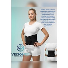 Özbience Sağlıklı ve Destekleyici Çelik Balenli Bel Korsesi 26CM Siyah