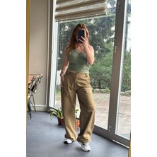 Pulli Collection Kargo Cepli Geniş Kalıp Pantolon