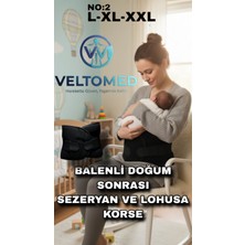 Özbience Konforlu Doğum Sonrası Karın ve Bel Toparlama Korse No2 X/xl/xxl