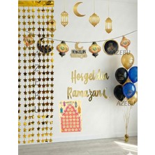 Allians Ramazan Temalı Oda Süsleme Seti, Banner, Sarkıt, Duvar Perdesi ve Balon
