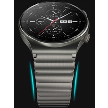 Lewufor Huawei Watch Gt2/gt2 Pro/gt3/gt3 Pro/gt4/gt5/gt5 Pro/gt6/gt6 Pro Uyumlu 46MM 22MM A+Titanyum Metal Kordon