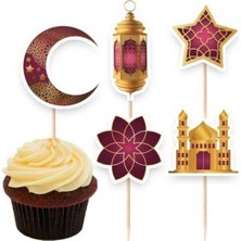 Allians Ramazan Şekilli Bordo Kürdan 10'lu Paket, Şık ve Pratik Kullanım