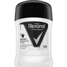 Braventa Collection Rexona Men Erkek Anti-Perspirant Stick Deodorant Invisible Black And White 50 ml 1 Adet