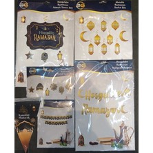 Allians Ramazan Süsleri Seti 25 Parça, Şehir Temalı, Şık ve Renkli Dekorasyon