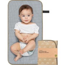 Braventa Collection Monnhein Bebek Bakım Örtüsü, Bebek Alt Açma Minderi, Su Geçirmez Bebek Minderi (Rainbow)