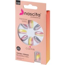 Braventa Collection Nascita 24'lü Coffin Renkli Takma Tırnak - 184