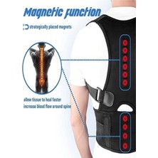 Özbience Unisex Dik Duruş Korsesi, Omuz ve Bel Destekli, Manyetik Rahatlık