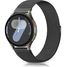 Lewufor Samsung Galaxy Watch 4/5/6/7/fe/classic Uyumlu 40MM/44MM/42MM/43MM/46MM/47MM Metal Kordon