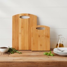 Braventa Collection Deconox 2 Boy Bambu Kesme Tahtası Seti, Bambu Kesim Tahtası, Bambu Et Tahtası | Pratik ve Dayanıklı