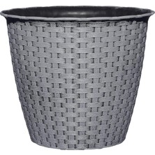 Braventa Collection Classic Home & Garden And Nantucket Saksı, 20,32 Cm, Liman Grisi