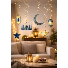 Allians Ramazan Ayı Tavan Süsü Çoklu Sarkıt, Şık ve Renkli Dekorasyon