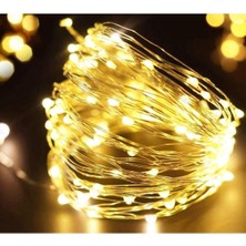 Allians 3 Metre Sarı LED Işık Peri Dekorasyon, Bayram Şenliği Işığı