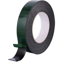 Braventa Collection Çift Taraflı Köpük Bant Eva Montaj Bandı Siyah 36 mm x 10 Metre