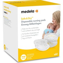Braventa Collection Medela Safe & Dry Tek Kullanımlık Göğüs Pedleri 60 Adet
