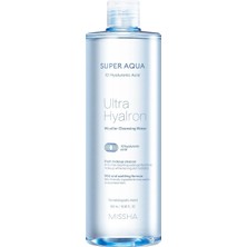 Hype Store Mıssha 10 Çeşit Hyalüronik Asit Içeren Makyaj Temizleme Suyu 500ML Super Aqua Ultra Hyalron Cleansin
