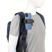 Braventa Collection Coverzone Klipsli Telefon ve Aksiyon Kamera Tutucu ve Askı Gezi Seyahat ve Sürüşlerde Kullanmak Için