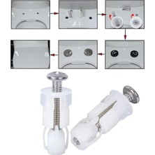 Braventa Collection V I T R A Kale S E Rel Uyumlu Yavaş Kapanan Klozet Kapak Montaj Takozu Klozet Kapak Montaj Dübeli 2'