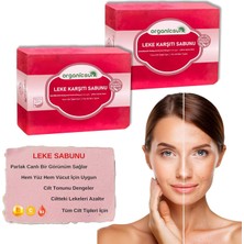 Braventa Collection Organicsun Doğal Leke Karşıtı Sabun 140 gr x 2 Adet Tüm Cilt Tipleri Için Cilt Lekelerine Karşı