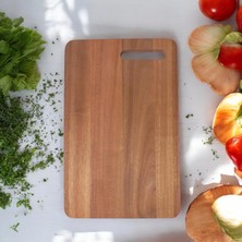 Braventa Collection Deconox Akasya Kesme Tahtası Antibakteriel Yıkanabilir Doğrama Tahtası Dikdörtgen 34X22CM | Antibakt