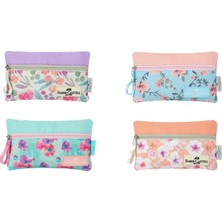 Braventa Collection Faber-Castell Flower Kalem Çantası Tek Gözlü