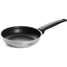 Braventa Collection Woll Paslanmaz Çelik Tava Indüksiyon, Paslanmaz Çelik